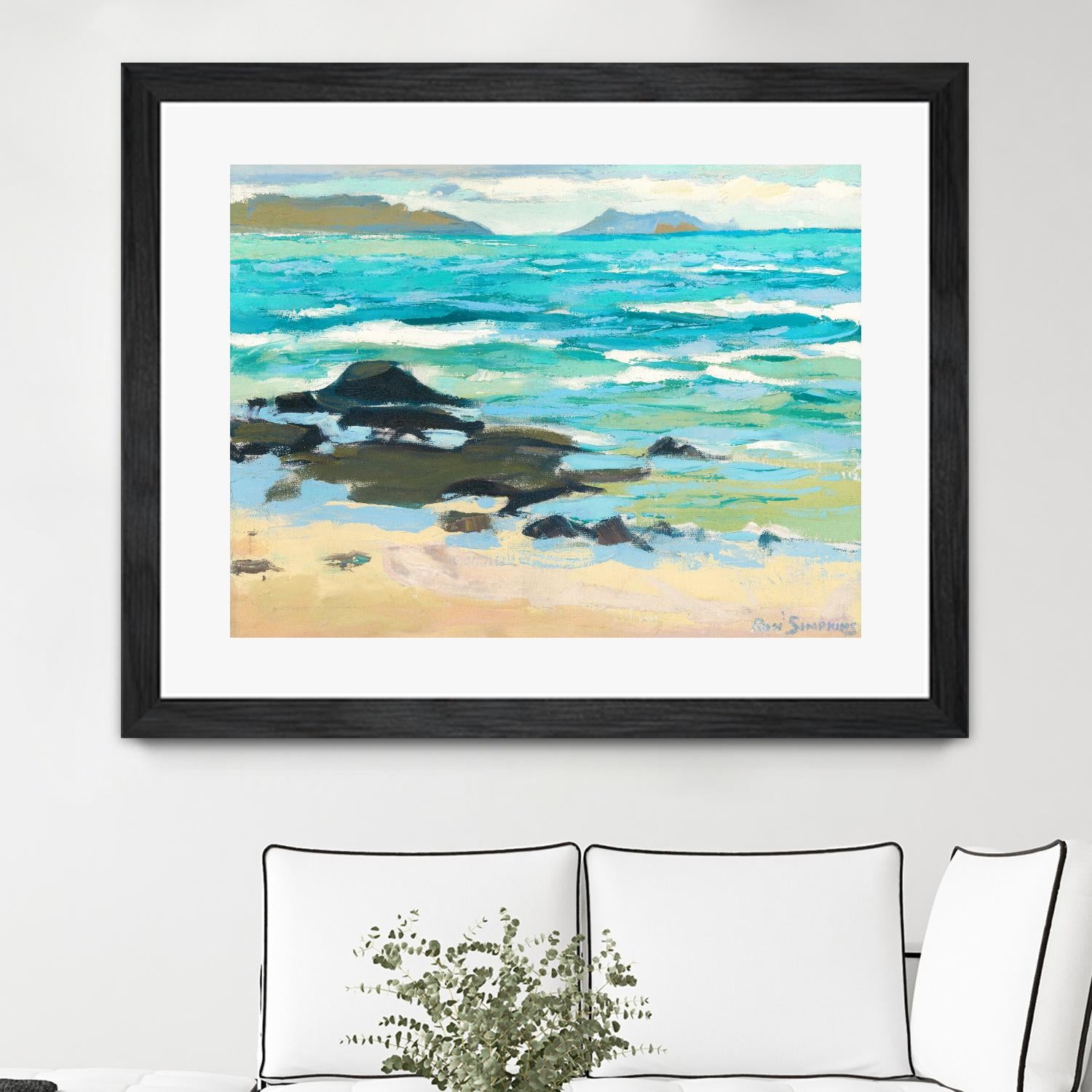 Hawaii 5.0 by Ron Simpkins on GIANT ART - blue landscape canadien