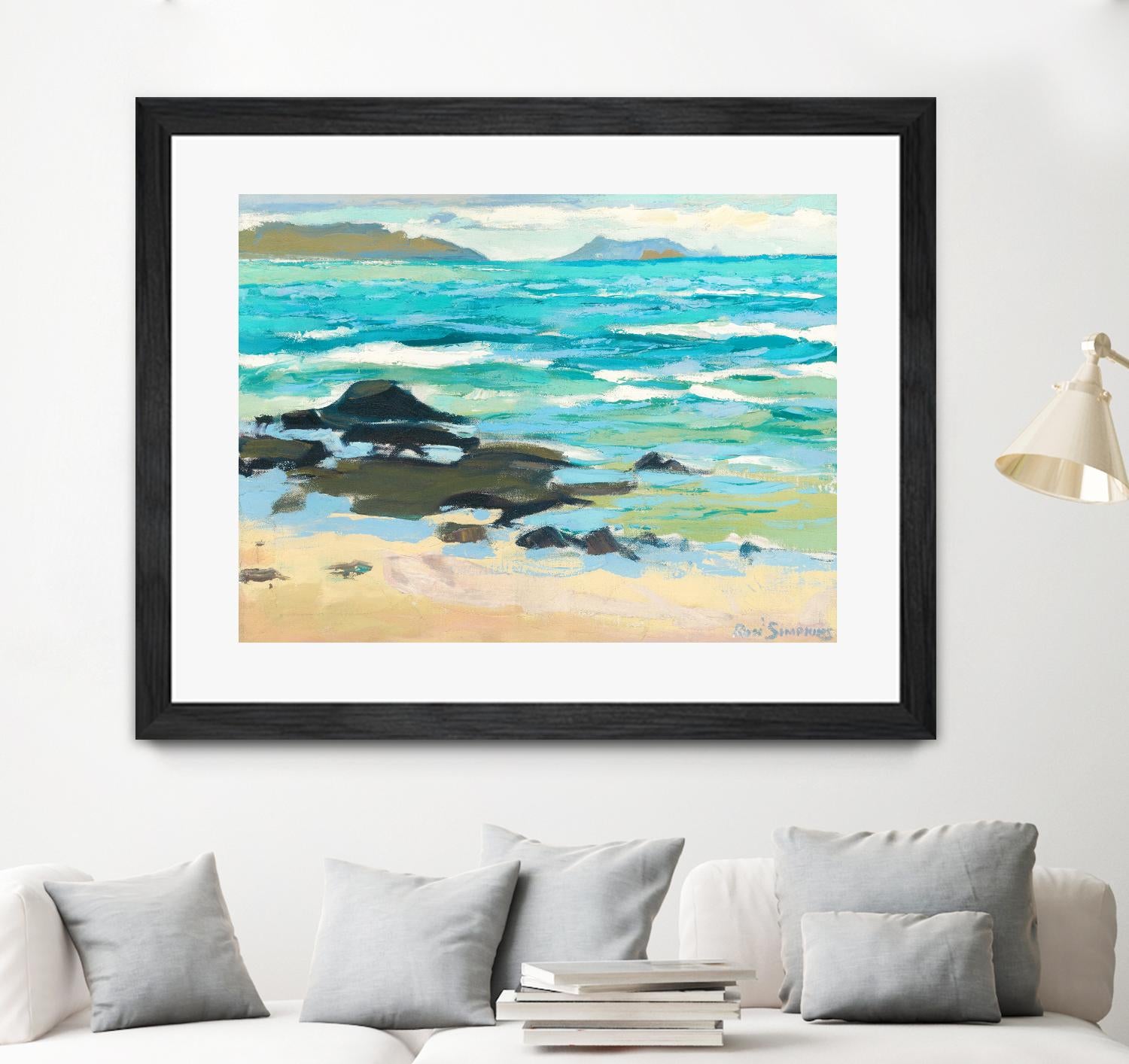 Hawaii 5.0 by Ron Simpkins on GIANT ART - blue landscape canadien