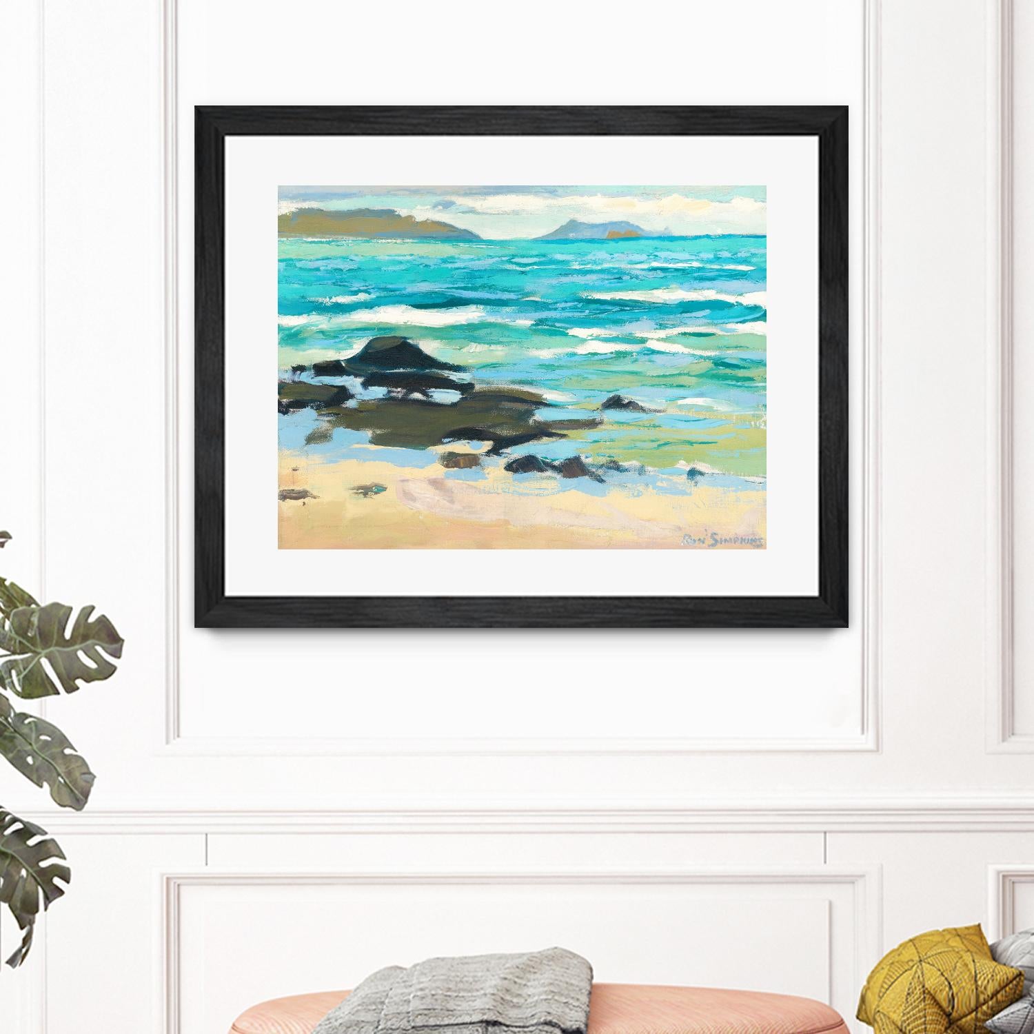 Hawaii 5.0 by Ron Simpkins on GIANT ART - blue landscape canadien