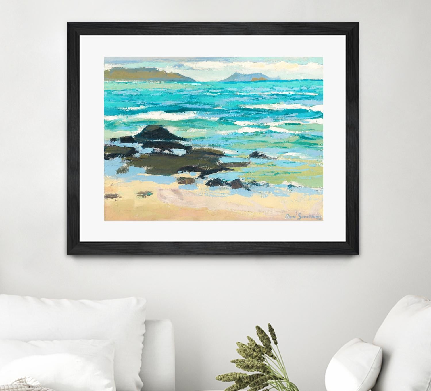 Hawaii 5.0 by Ron Simpkins on GIANT ART - blue landscape canadien