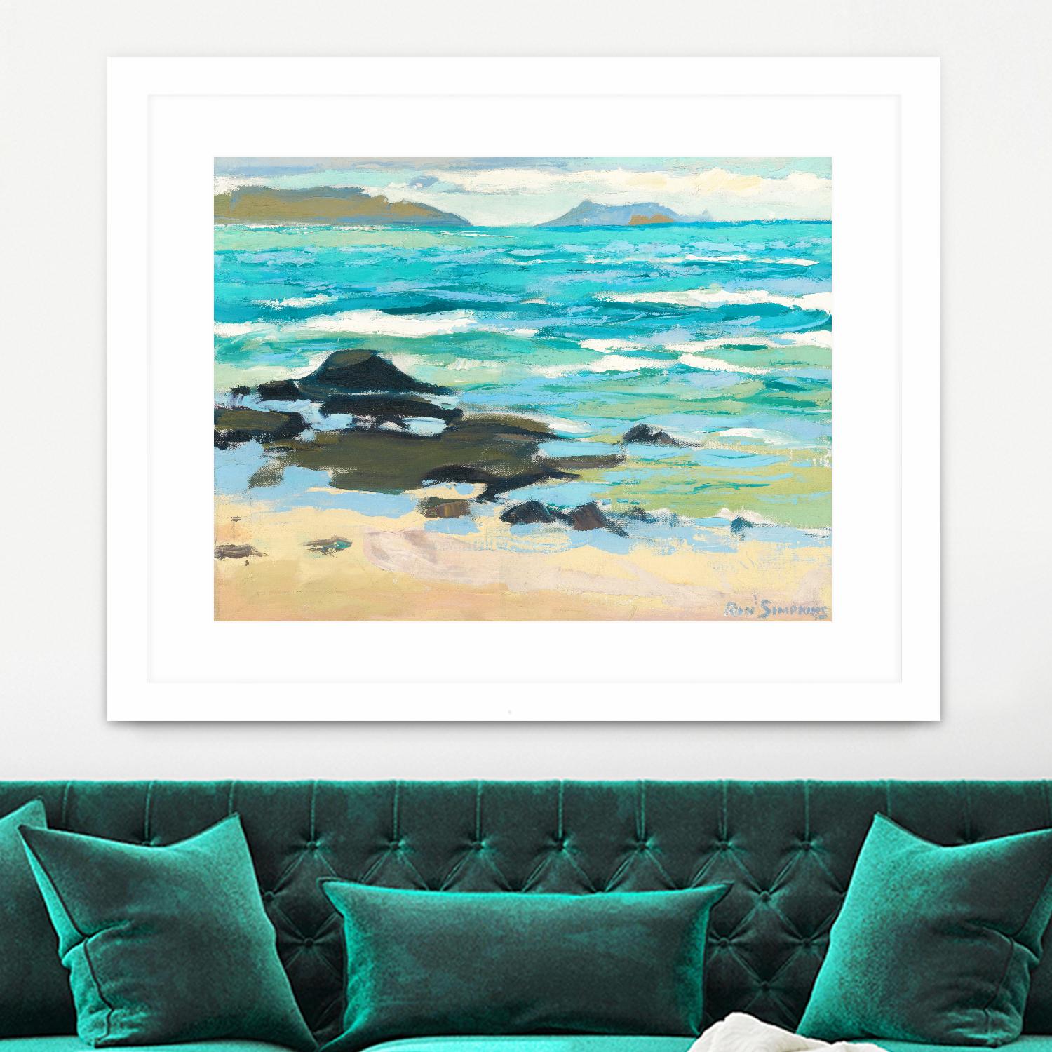 Hawaii 5.0 by Ron Simpkins on GIANT ART - blue landscape canadien