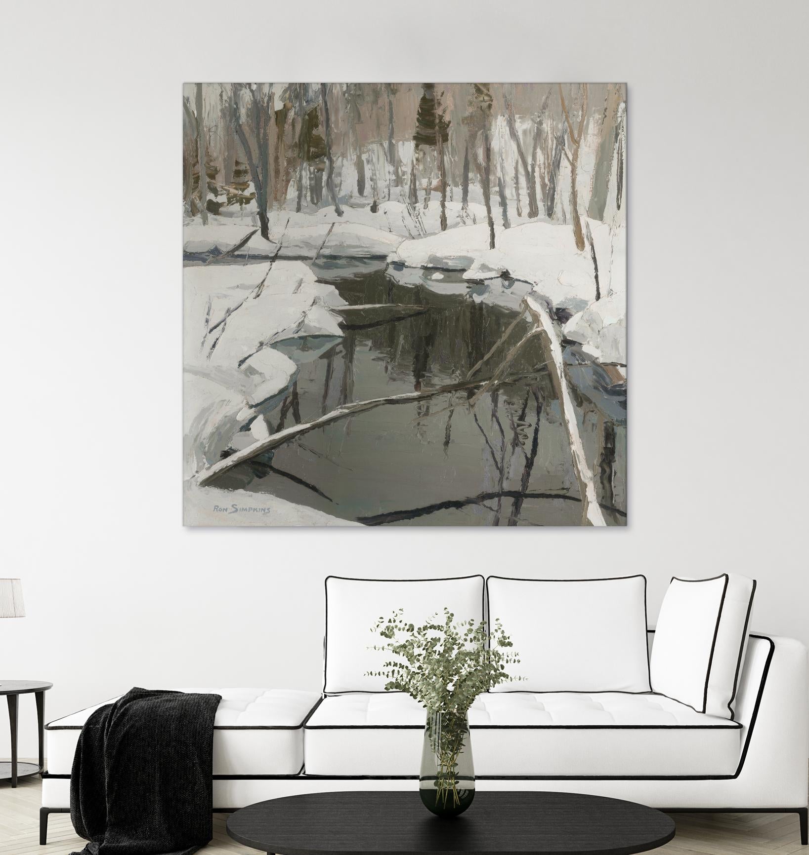 In the Deep Woods by Ron Simpkins on GIANT ART - white winter scenes