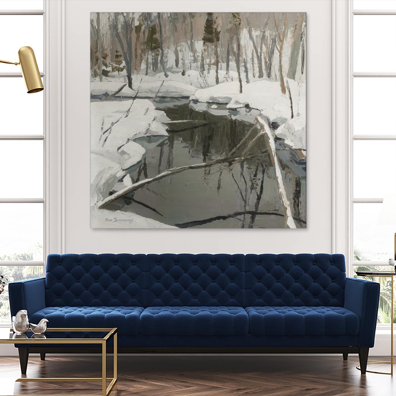 In the Deep Woods by Ron Simpkins on GIANT ART - white winter scenes