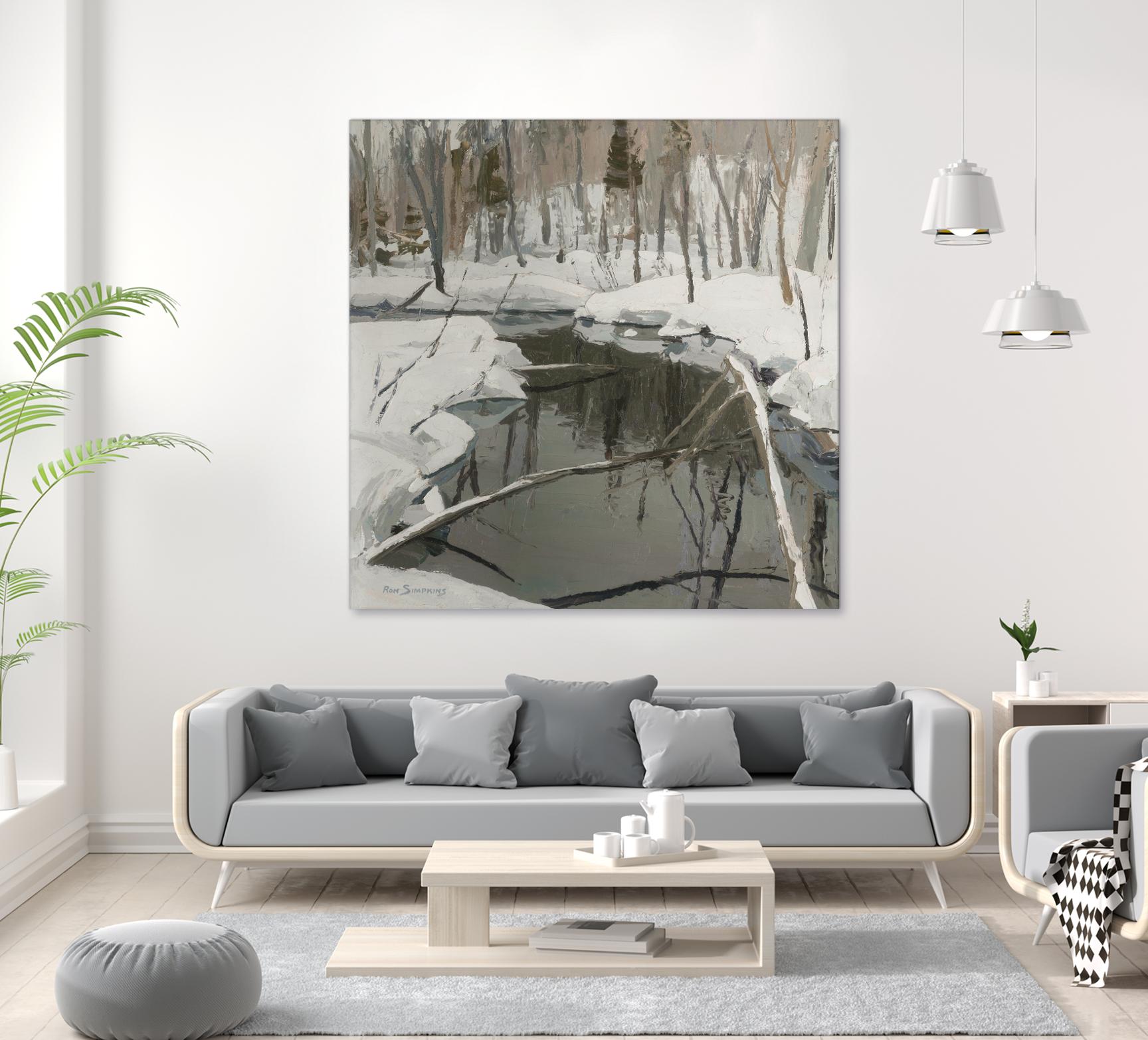 In the Deep Woods by Ron Simpkins on GIANT ART - white winter scenes