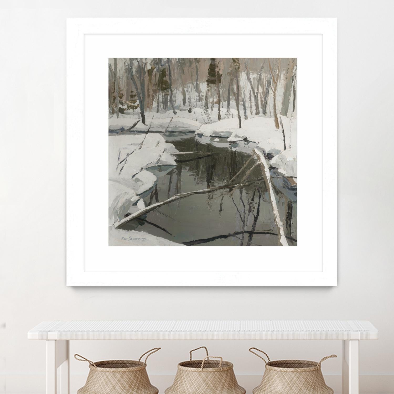 In the Deep Woods by Ron Simpkins on GIANT ART - white winter scenes