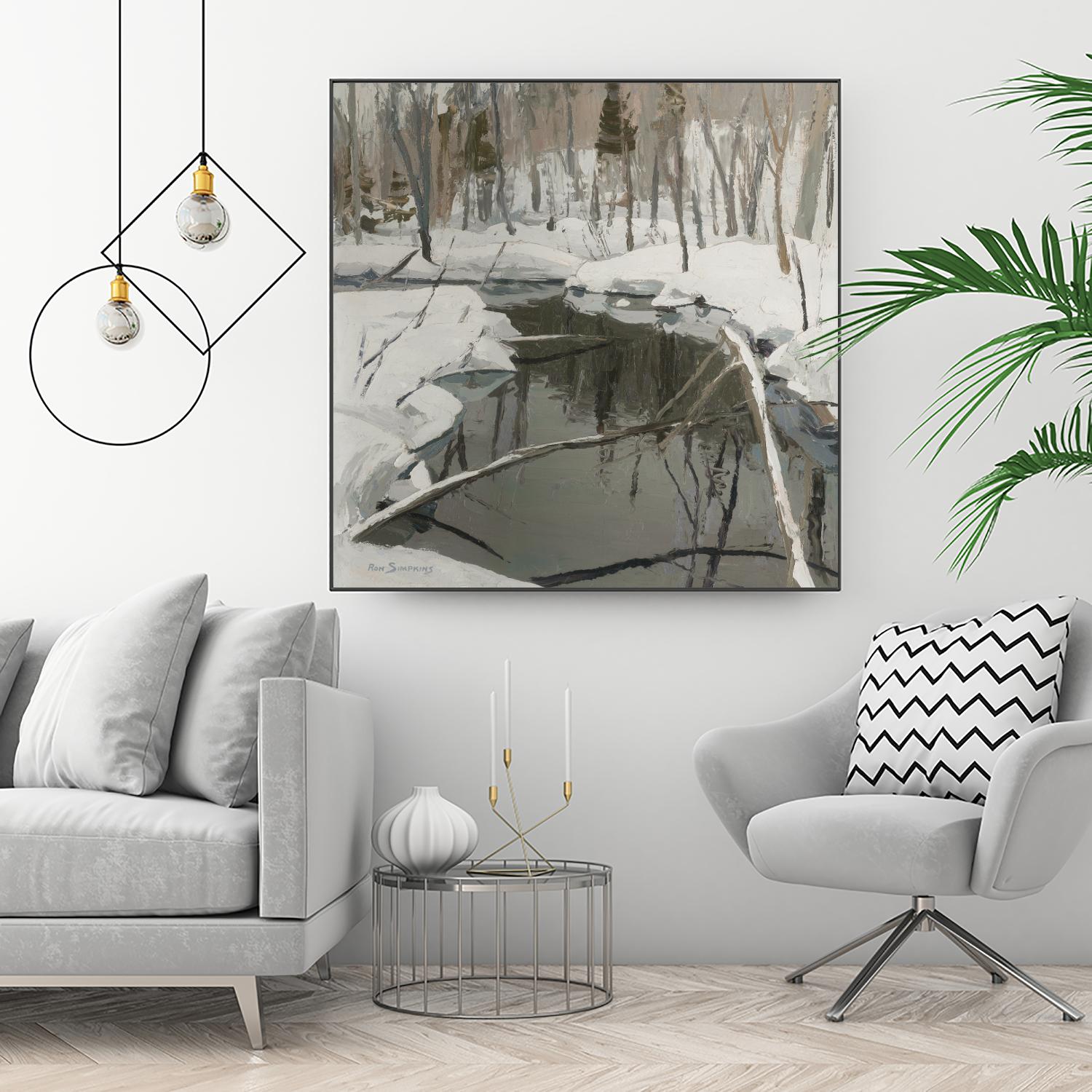 In the Deep Woods by Ron Simpkins on GIANT ART - white winter scenes