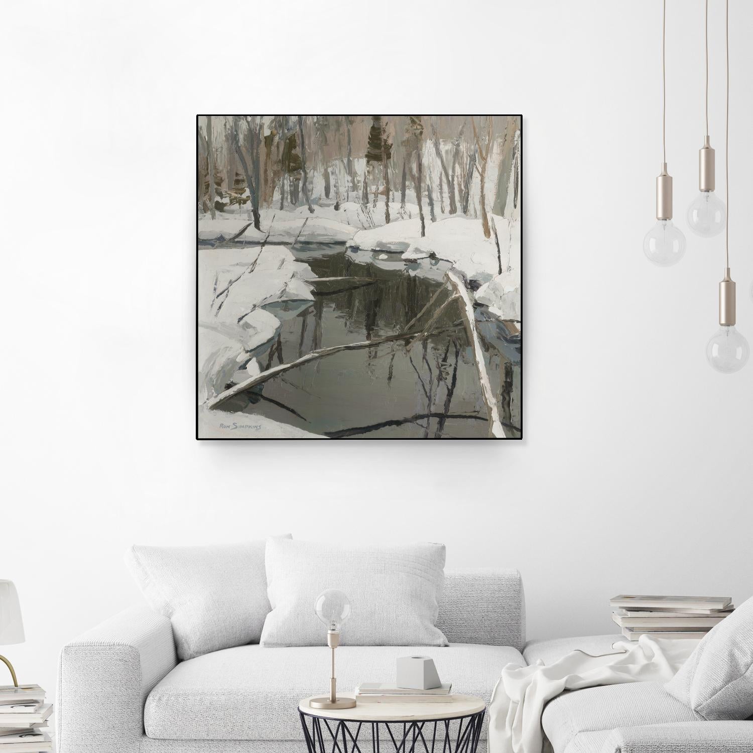 In the Deep Woods by Ron Simpkins on GIANT ART - white winter scenes