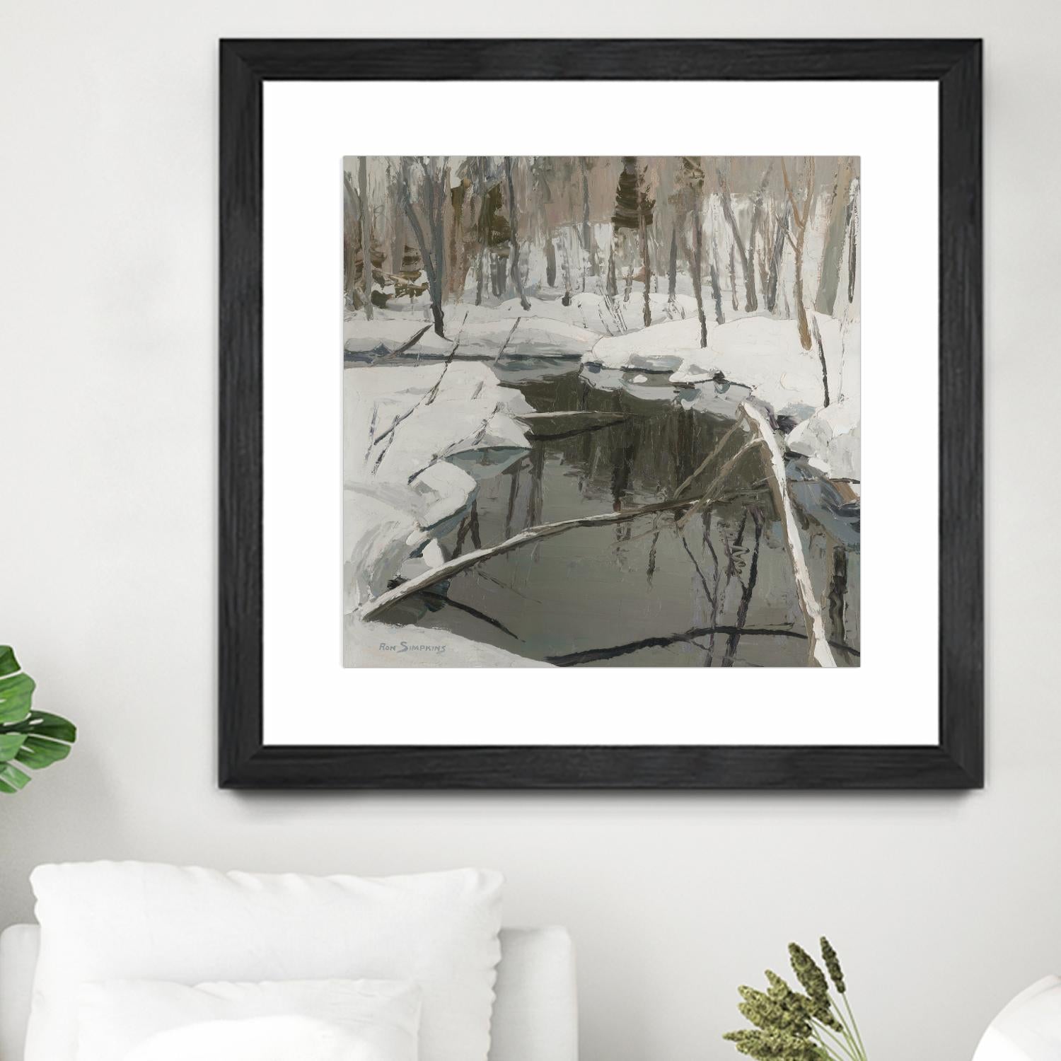 In the Deep Woods by Ron Simpkins on GIANT ART - white winter scenes