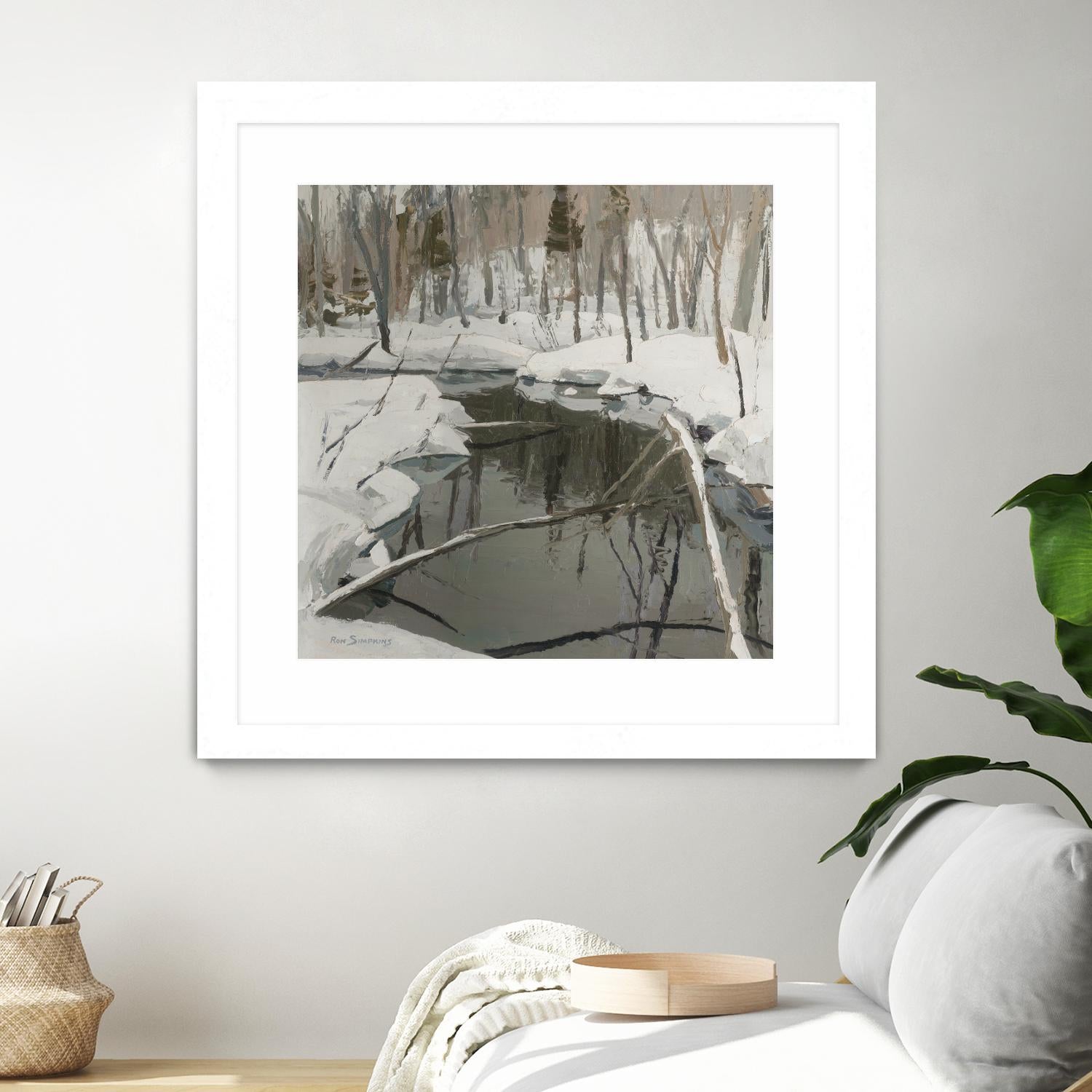 In the Deep Woods by Ron Simpkins on GIANT ART - white winter scenes