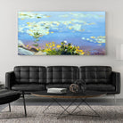 Little Lily Sunday by Ron Simpkins on GIANT ART - blue landscape