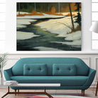 Un petit coin caché by Yvon Lemieux on GIANT ART - green landscape