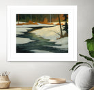 Un petit coin caché by Yvon Lemieux on GIANT ART - green landscape artistes du québec