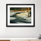 Un petit coin caché by Yvon Lemieux on GIANT ART - green landscape artistes du québec