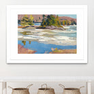 Little Running River by Ron Simpkins on GIANT ART - green landscape canadiens