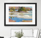 Little Running River by Ron Simpkins on GIANT ART - green landscape canadiens