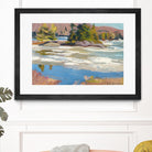 Little Running River by Ron Simpkins on GIANT ART - green landscape canadiens