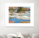 Little Running River by Ron Simpkins on GIANT ART - green landscape canadien