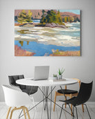 Little Running River by Ron Simpkins on GIANT ART - green landscape canadien