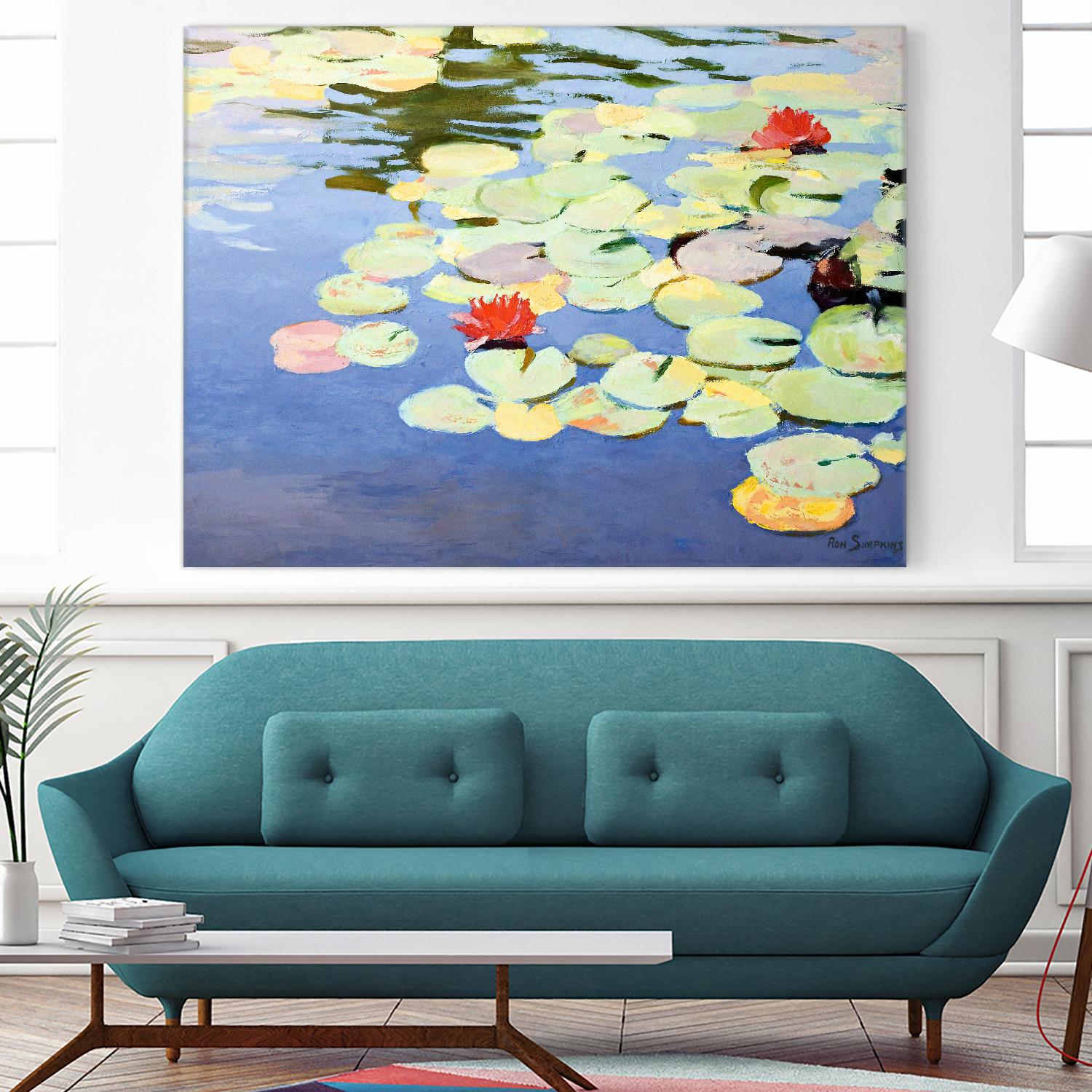 Mello and Marvelous by Ron Simpkins on GIANT ART - green sea scene