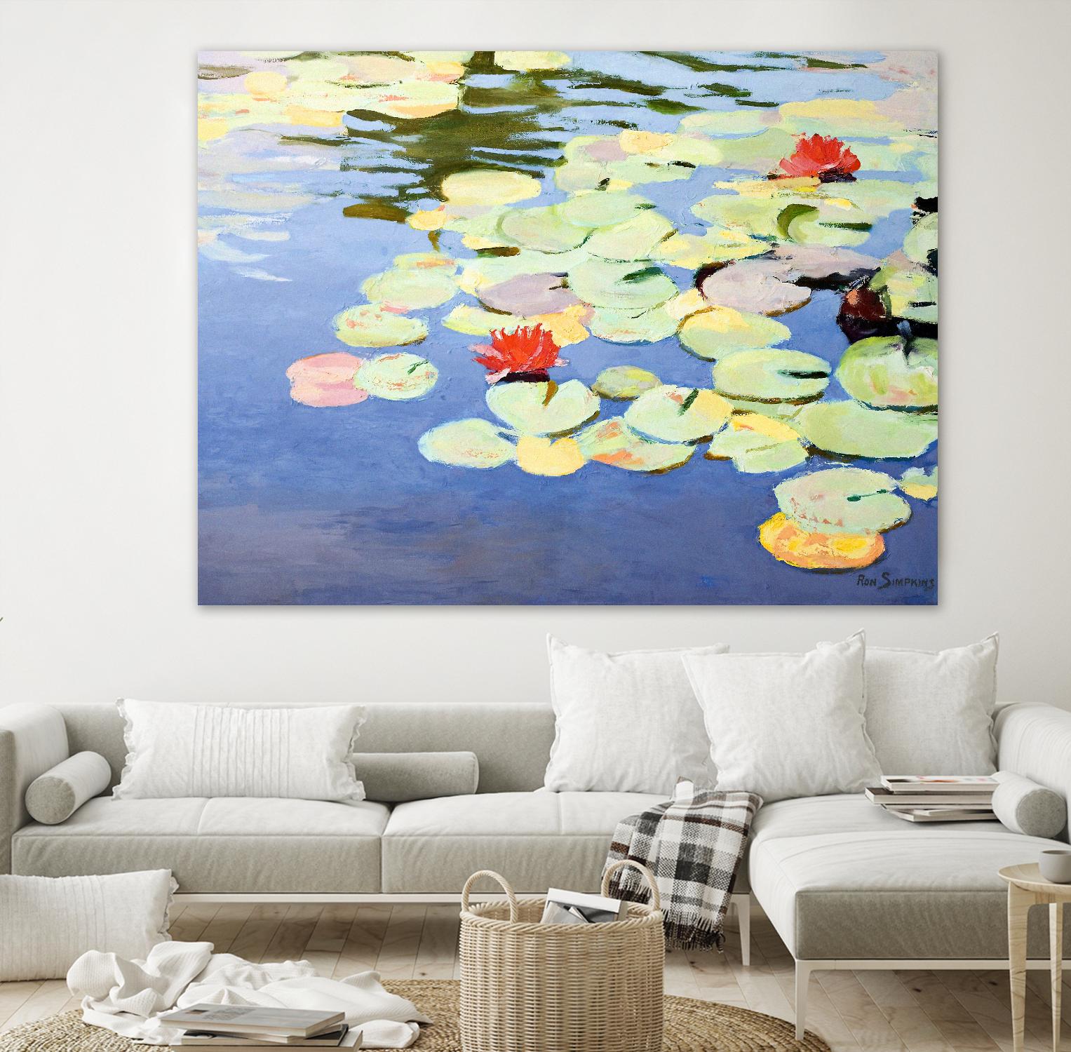 Mello and Marvelous by Ron Simpkins on GIANT ART - green sea scene