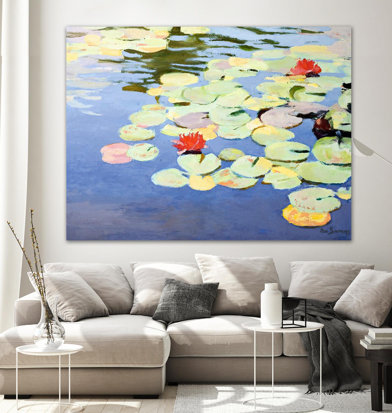 Mello and Marvelous by Ron Simpkins on GIANT ART - green sea scene