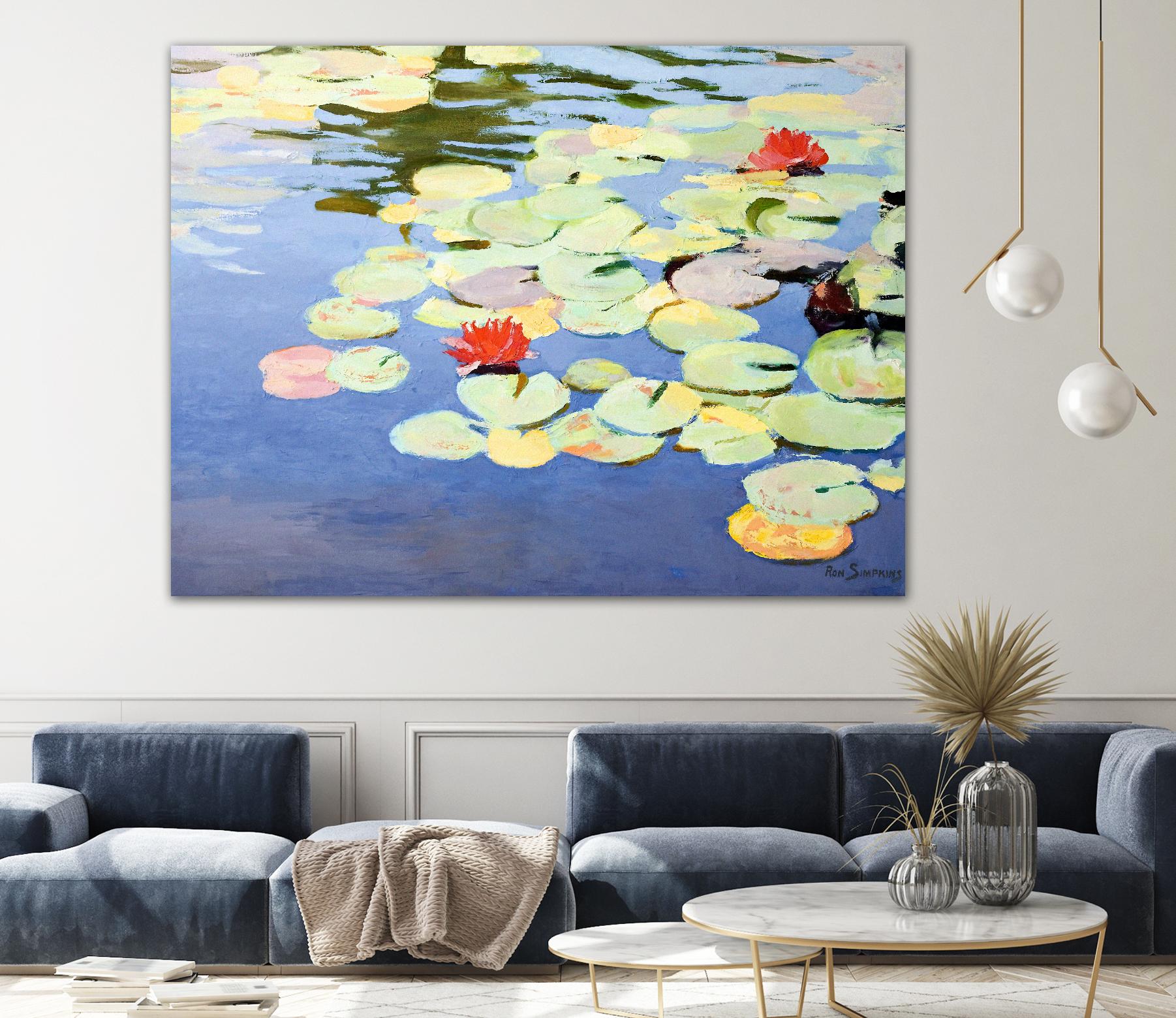 Mello and Marvelous by Ron Simpkins on GIANT ART - green sea scene