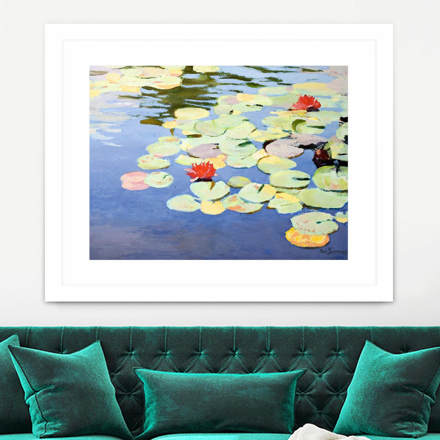 Mello and Marvelous by Ron Simpkins on GIANT ART - green botanical canadien