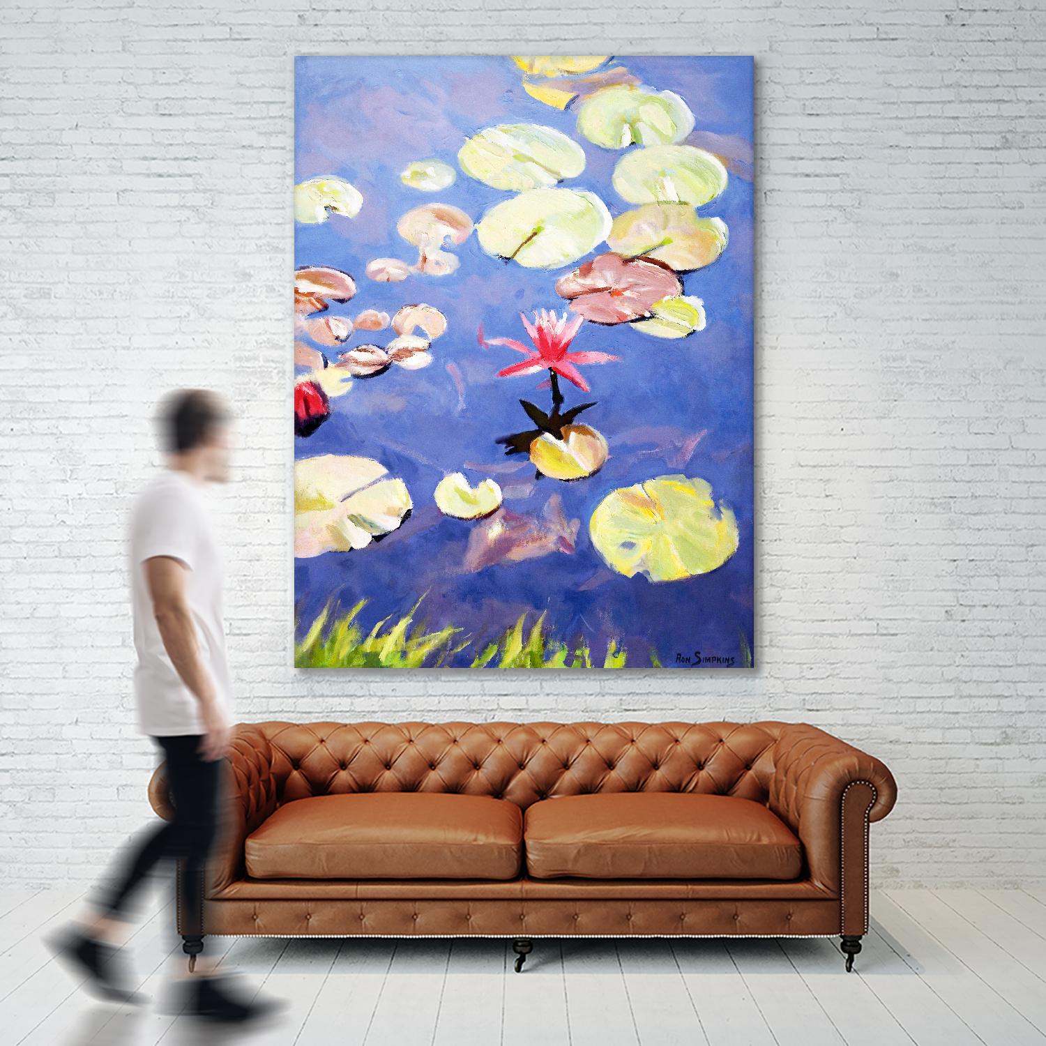 Nature's Beauty is Simple by Ron Simpkins on GIANT ART - blue sea scene