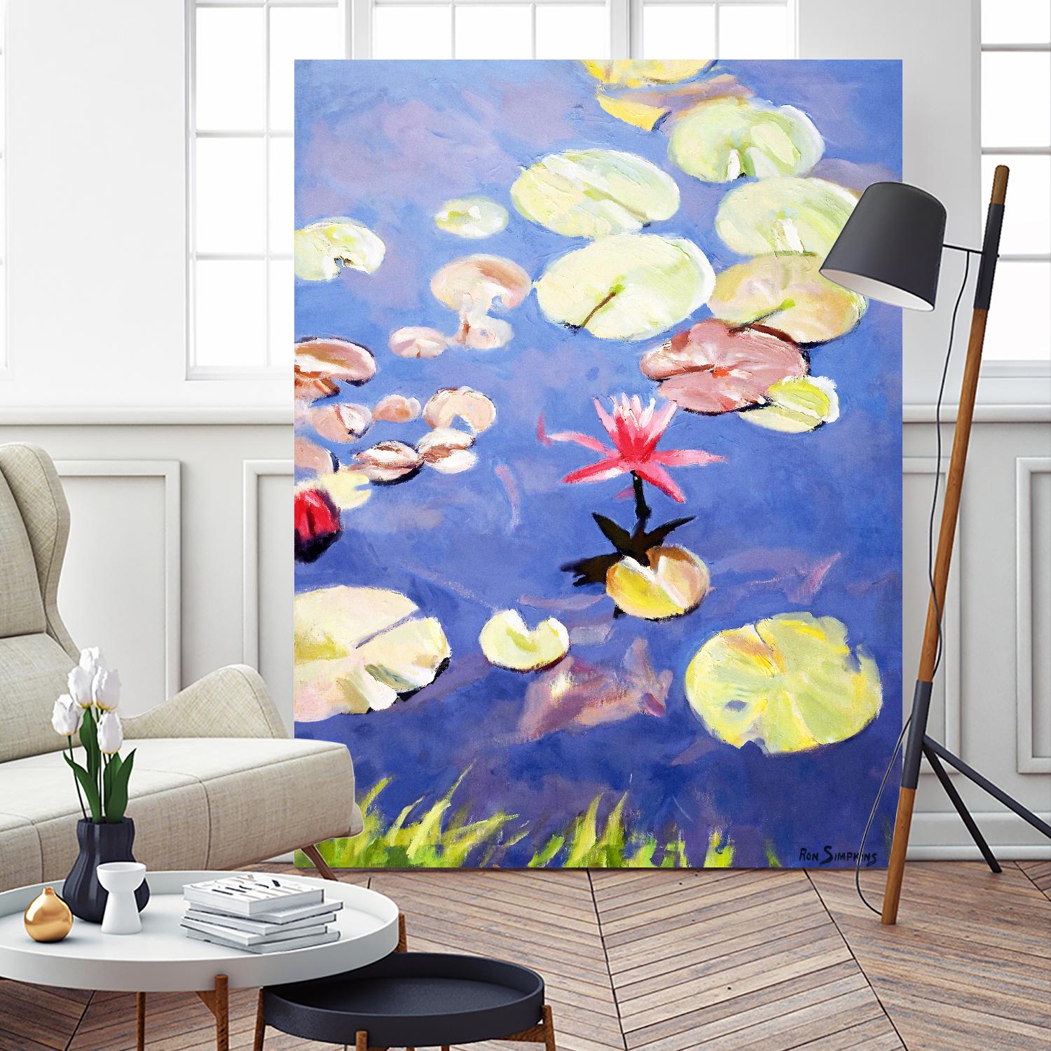 Nature's Beauty is Simple by Ron Simpkins on GIANT ART - blue sea scene