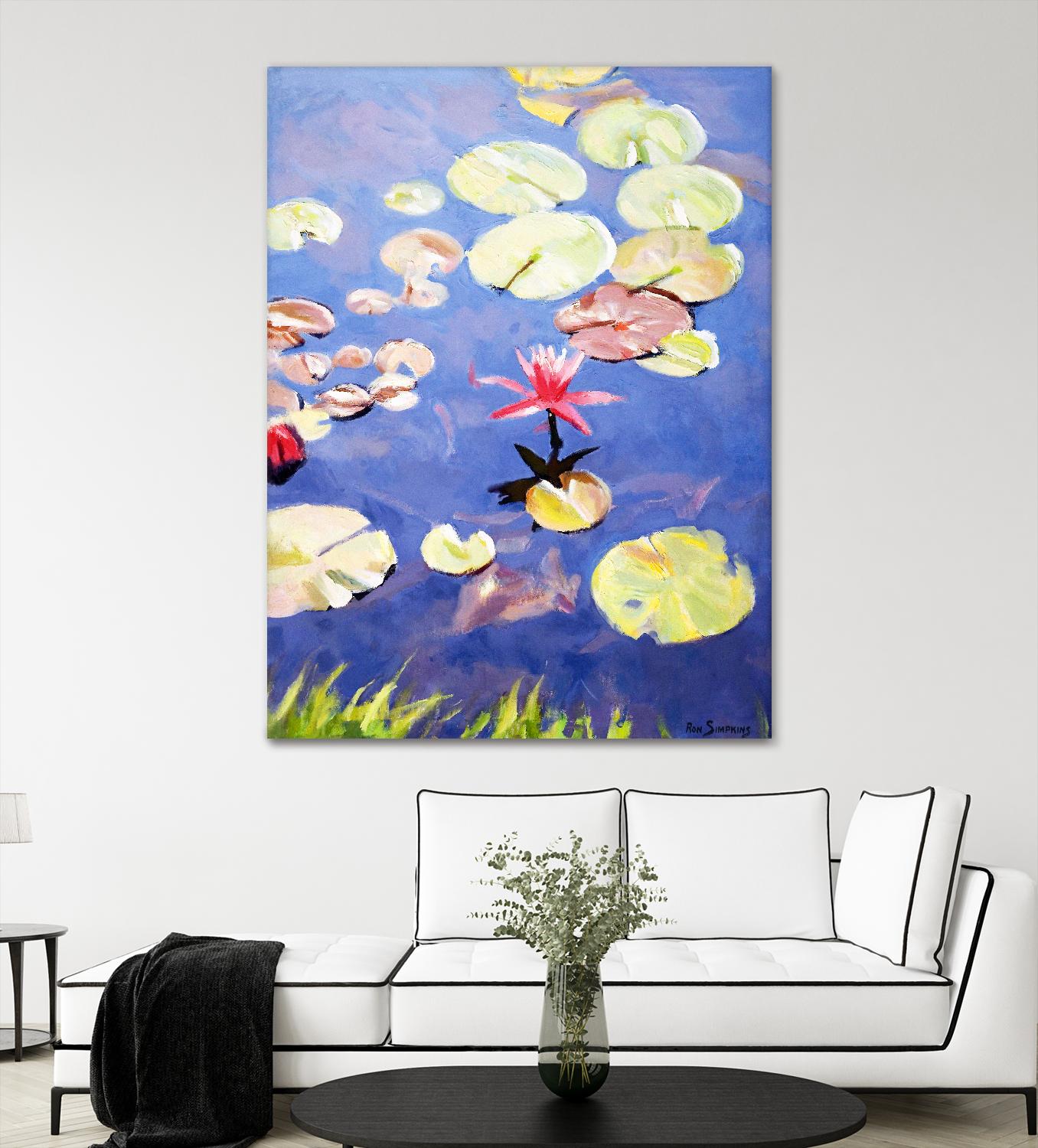 Nature's Beauty is Simple by Ron Simpkins on GIANT ART - blue sea scene