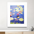 Nature's Beauty is Simple by Ron Simpkins on GIANT ART - green botanical water lilies