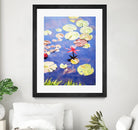 Nature's Beauty is Simple by Ron Simpkins on GIANT ART - green botanical water lilies