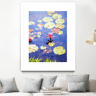 Nature's Beauty is Simple by Ron Simpkins on GIANT ART - green botanical water lilies