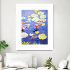 Nature's Beauty is Simple by Ron Simpkins on GIANT ART - green botanical water lilies