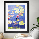 Nature's Beauty is Simple by Ron Simpkins on GIANT ART - green botanical water lilies