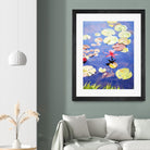 Nature's Beauty is Simple by Ron Simpkins on GIANT ART - green botanical water lilies