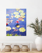 Nature's Beauty is Simple by Ron Simpkins on GIANT ART - green botanical water lilies