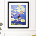 Nature's Beauty is Simple by Ron Simpkins on GIANT ART - green botanical water lilies