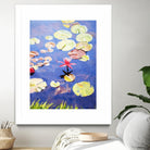 Nature's Beauty is Simple by Ron Simpkins on GIANT ART - green botanical water lilies