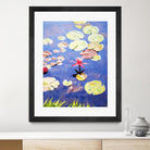 Nature's Beauty is Simple by Ron Simpkins on GIANT ART - green botanical water lilies