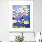 Nature's Beauty is Simple by Ron Simpkins on GIANT ART - green botanical water lilies