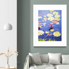 Nature's Beauty is Simple by Ron Simpkins on GIANT ART - green botanical water lilies