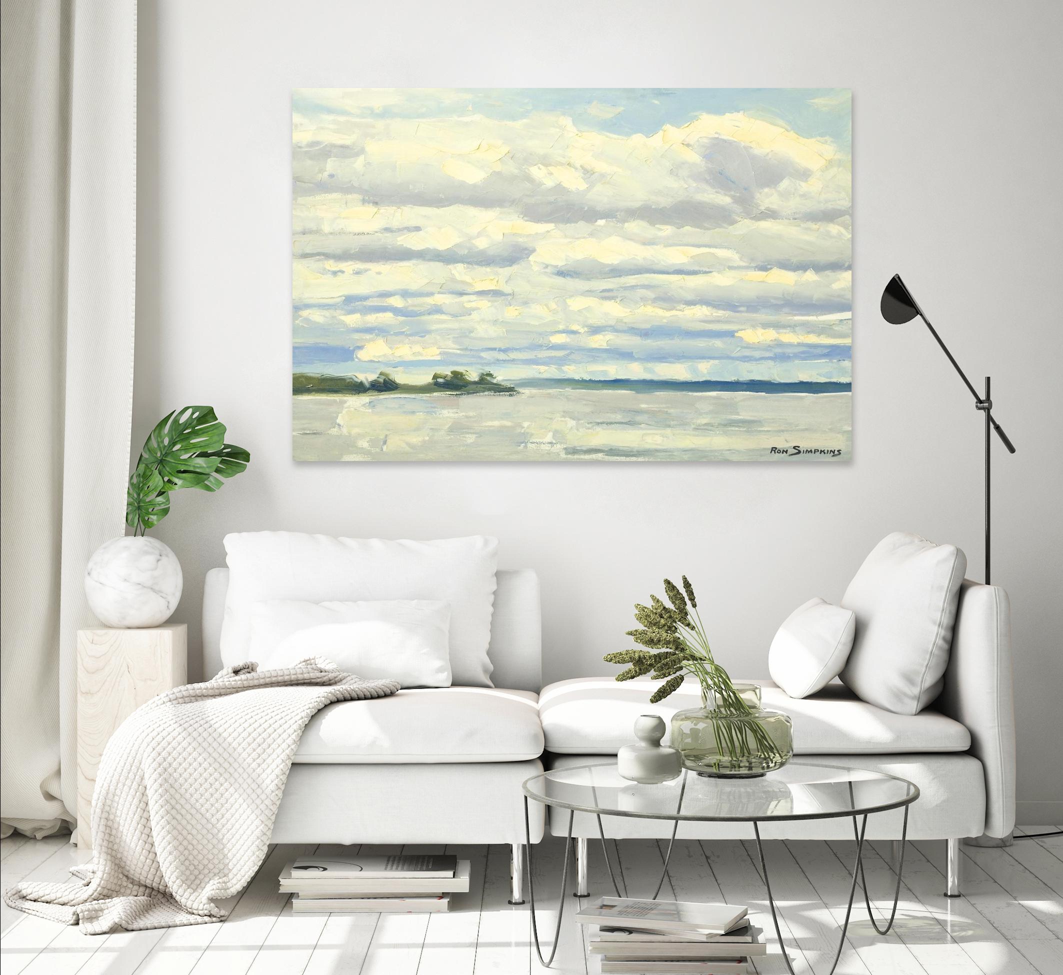 Never Ending Skies by Ron Simpkins on GIANT ART - white landscape canadien