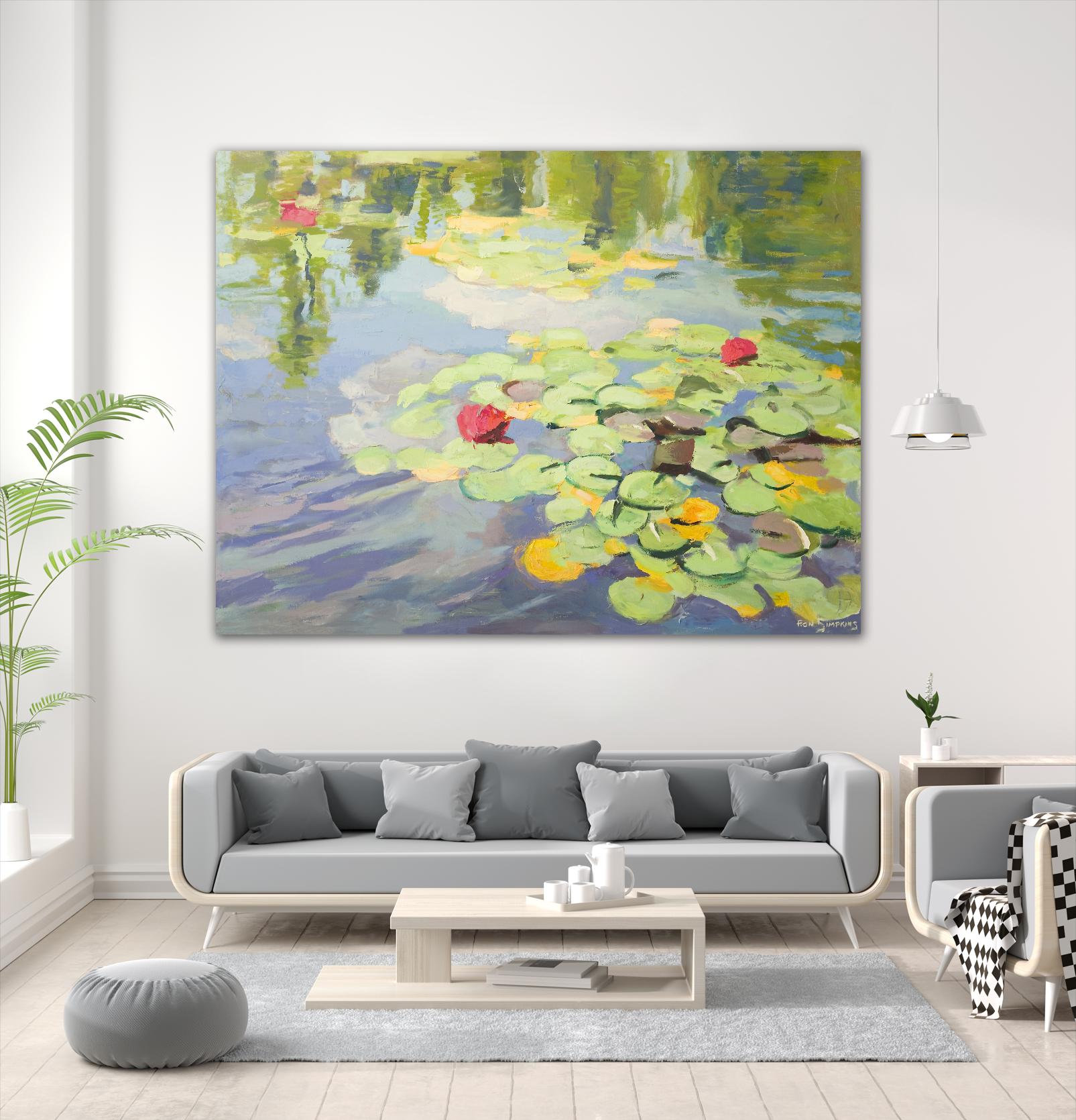 No Cloudy Days by Ron Simpkins on GIANT ART - blue sea scene