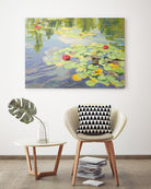 No Cloudy Days by Ron Simpkins on GIANT ART - green landscape water lilies