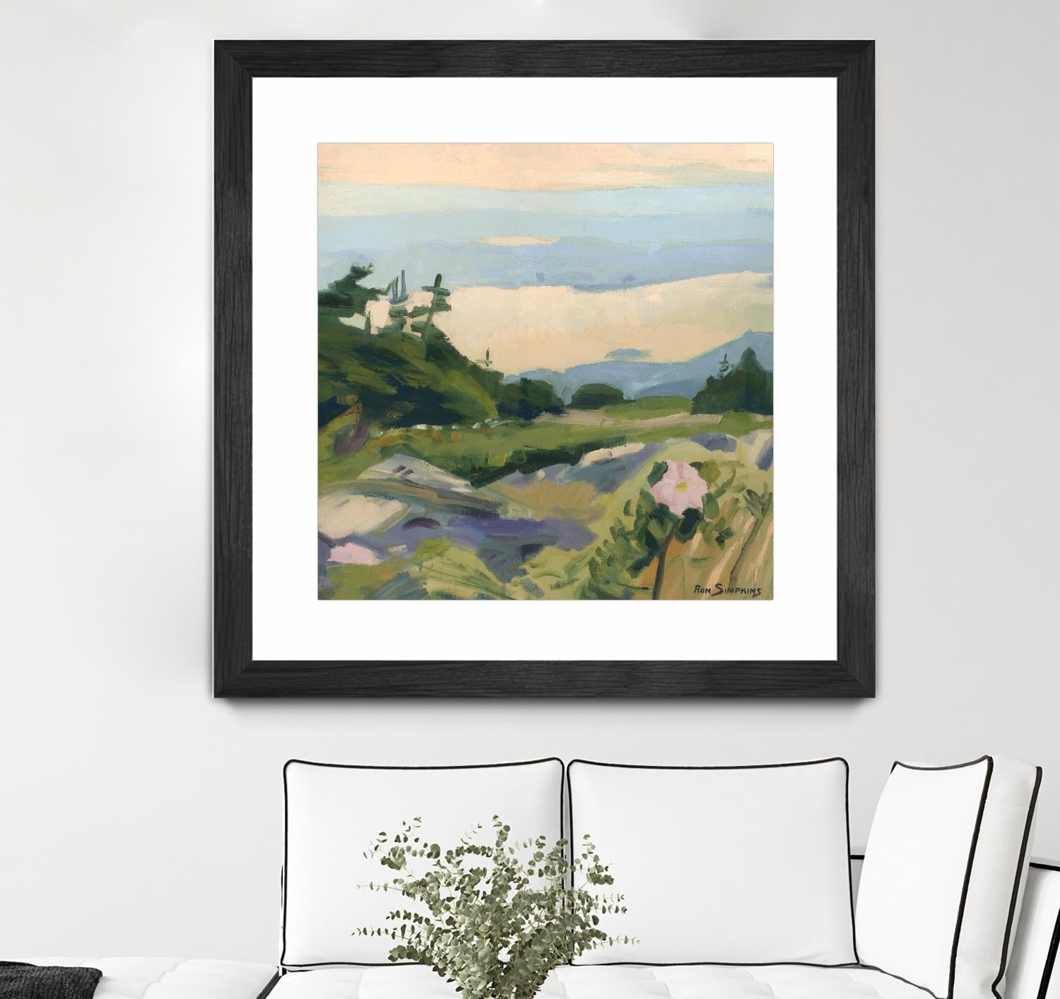 Top of the World by Ron Simpkins on GIANT ART - grey landscape