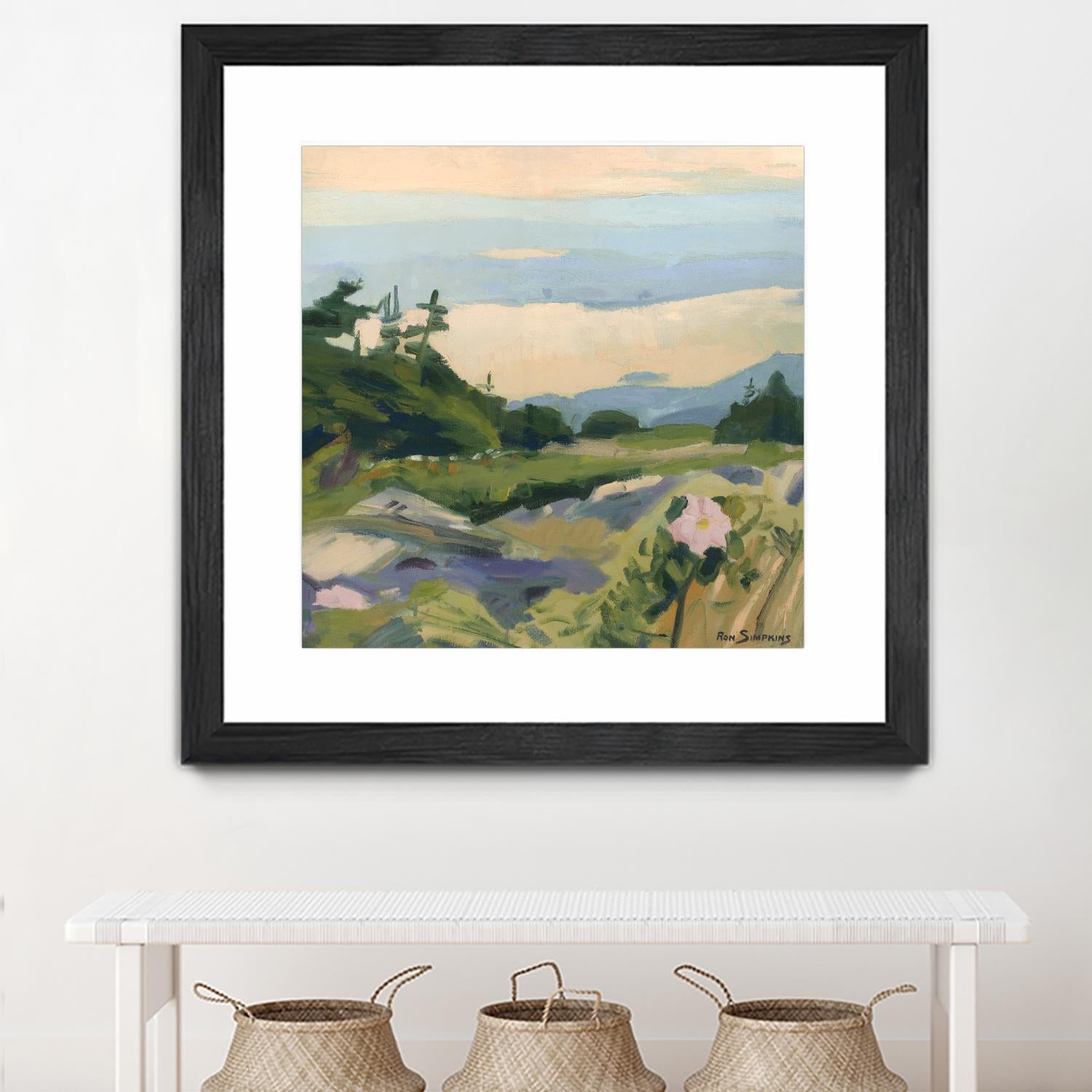 Top of the World by Ron Simpkins on GIANT ART - grey landscape