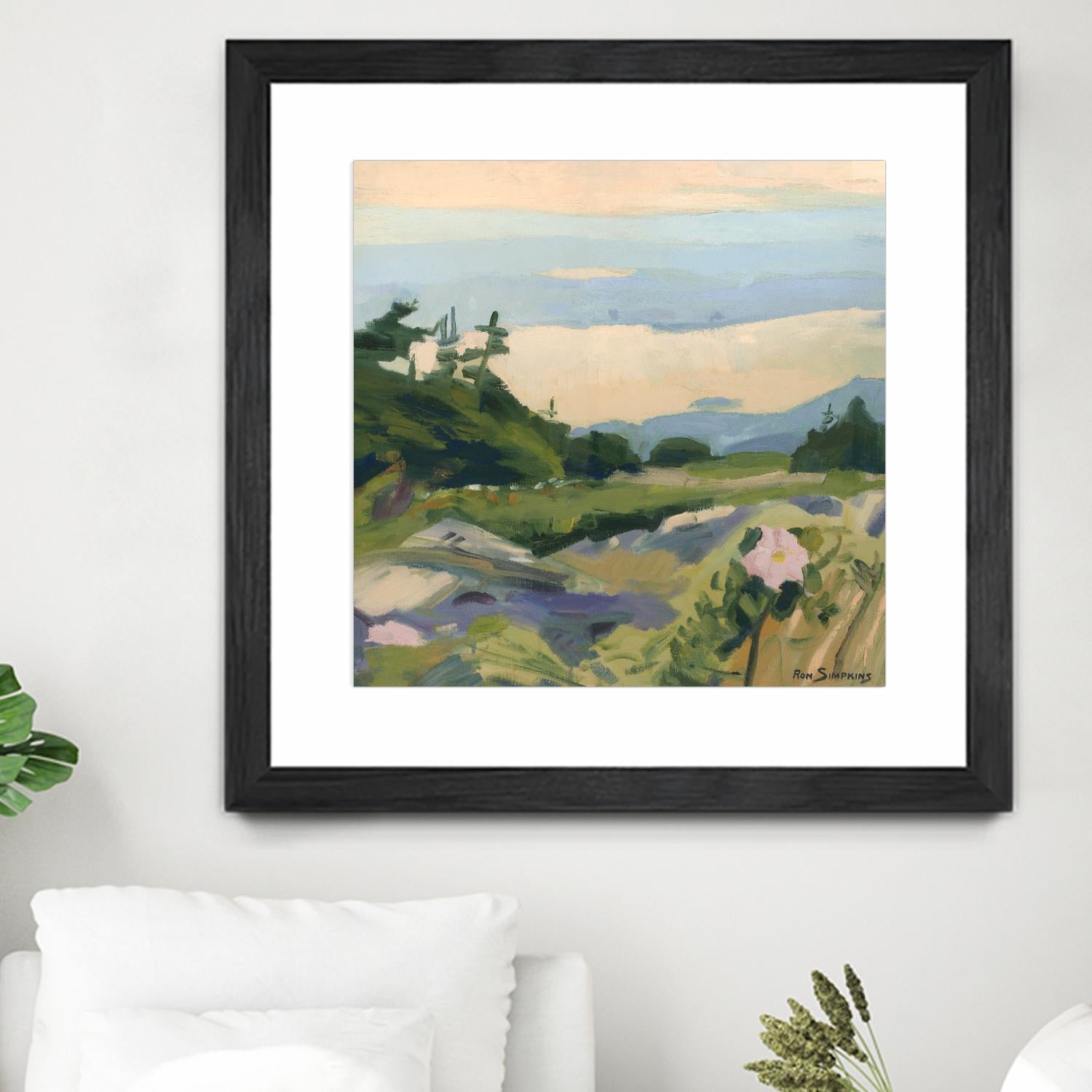 Top of the World by Ron Simpkins on GIANT ART - grey landscape