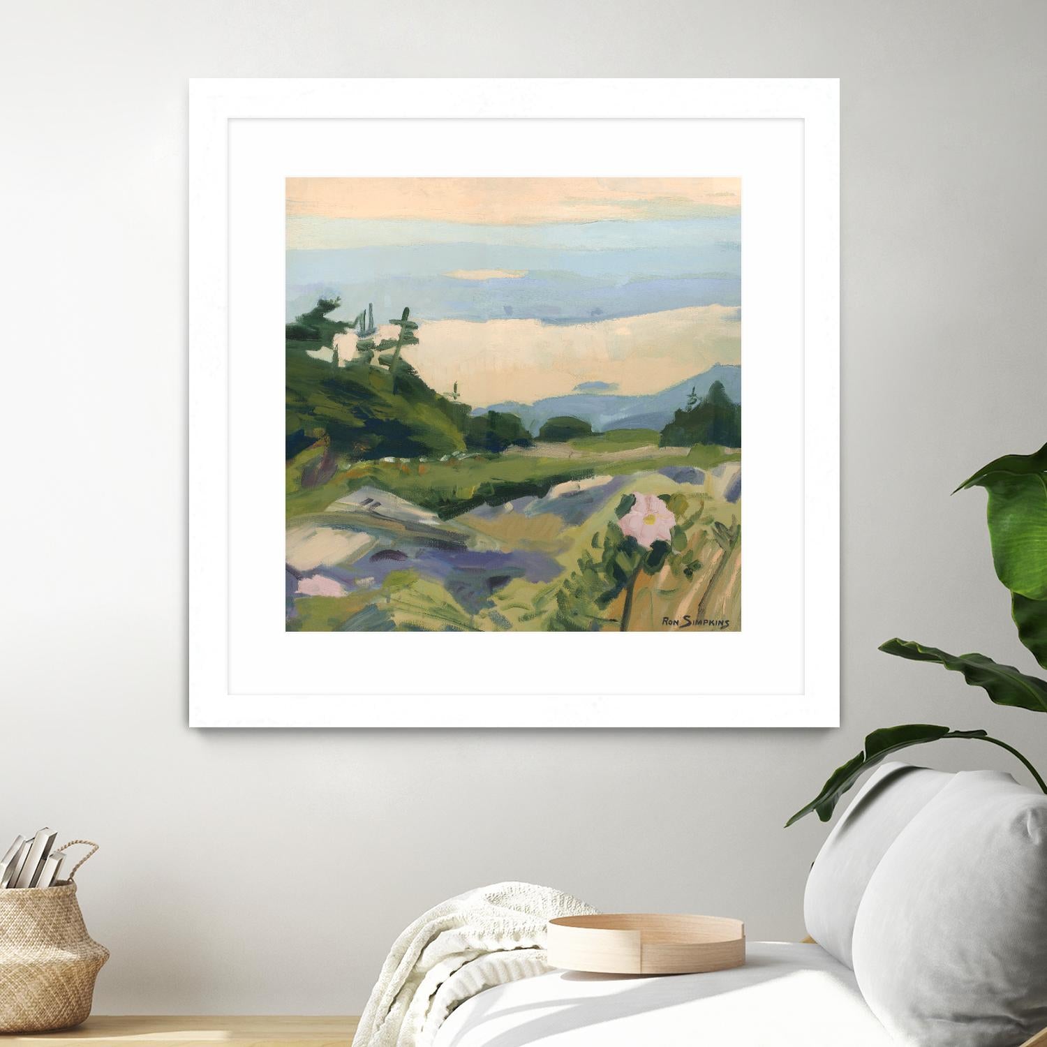 Top of the World by Ron Simpkins on GIANT ART - grey landscape