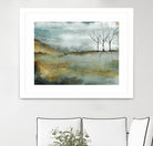 Les trois arbres by Roland Benoît on GIANT ART - grey trees